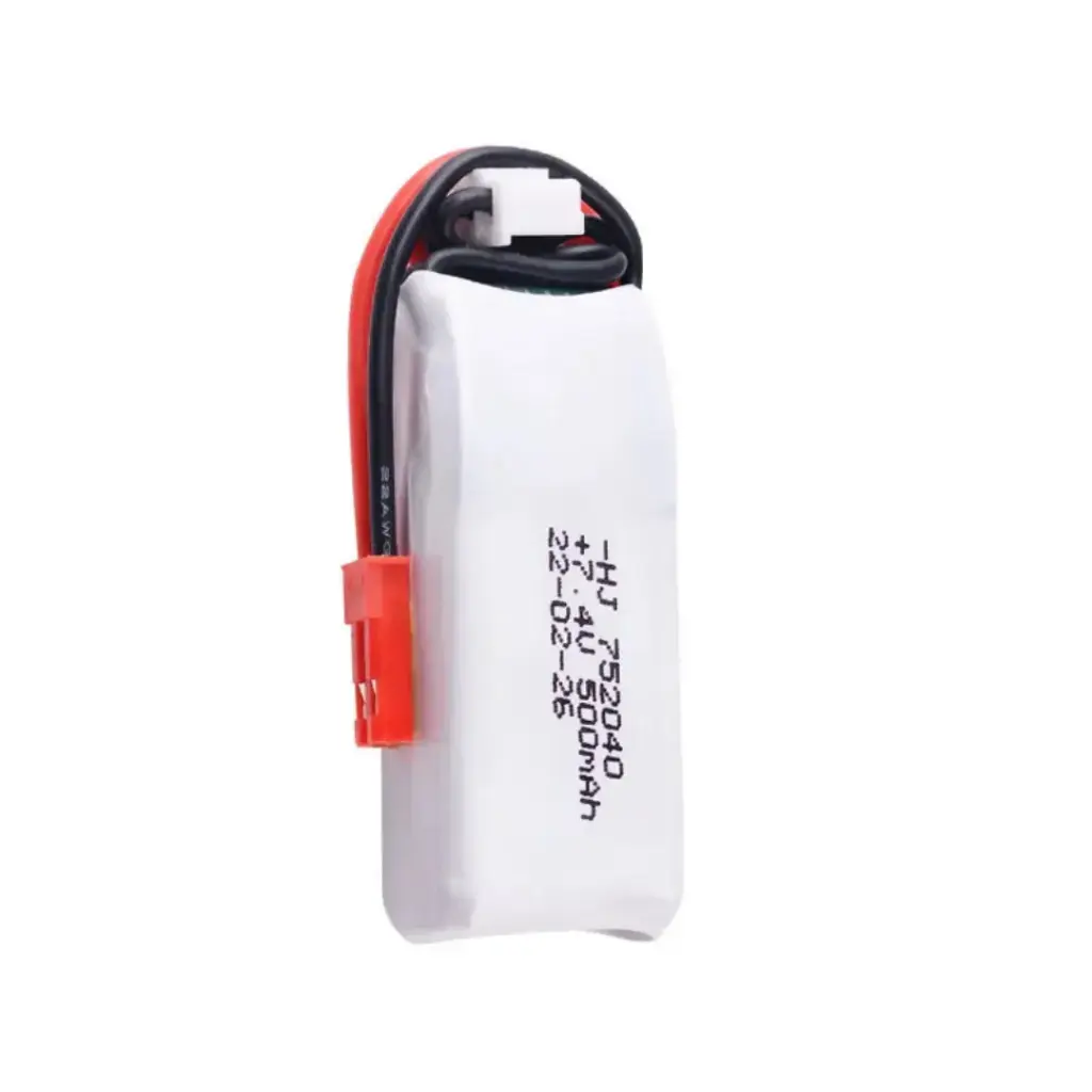 Batería Lipo 2s 7.4V 900mAh enchufe JST