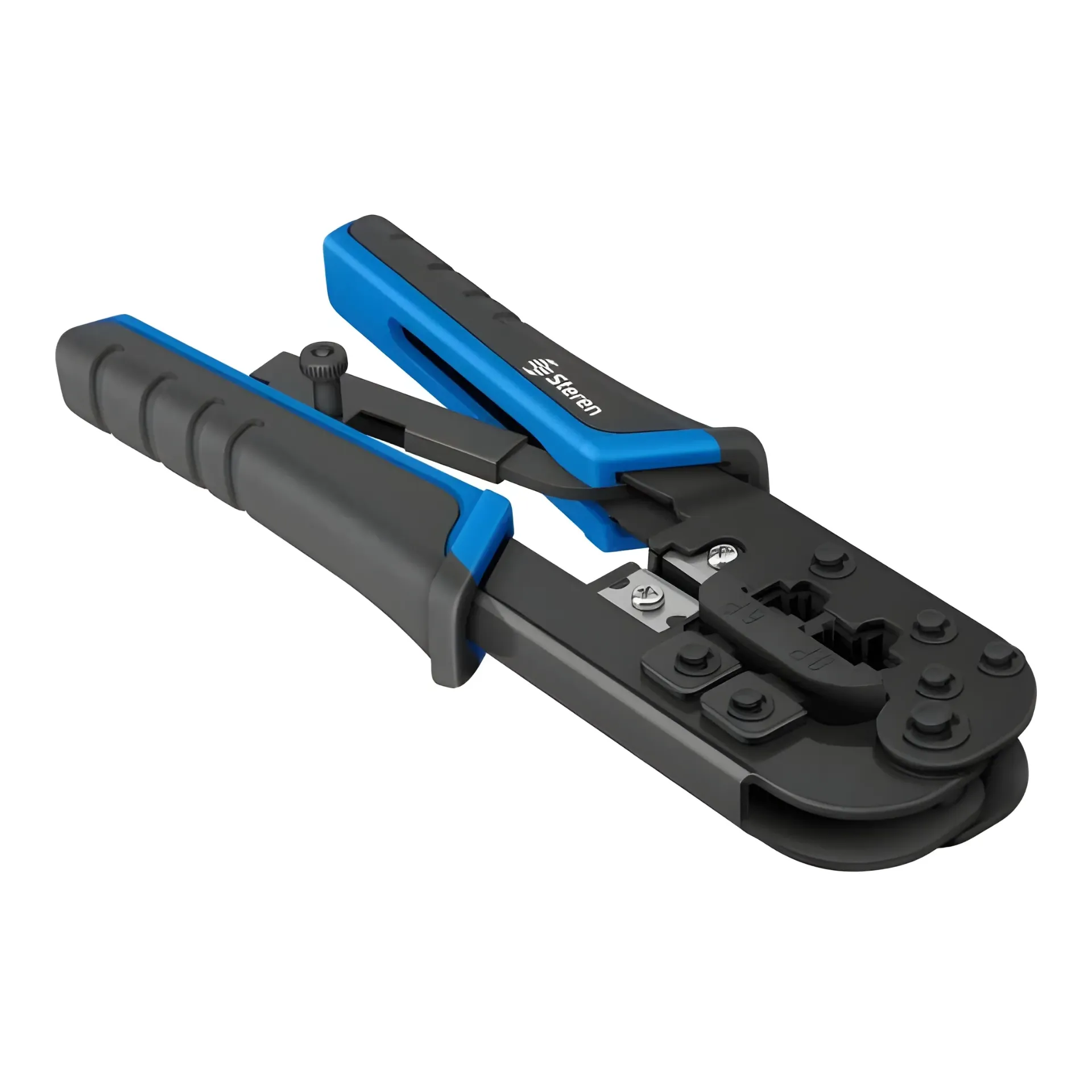 [Ponchadora001] Pinza Ponchadora de Plug RJ11, RJ12 y RJ45