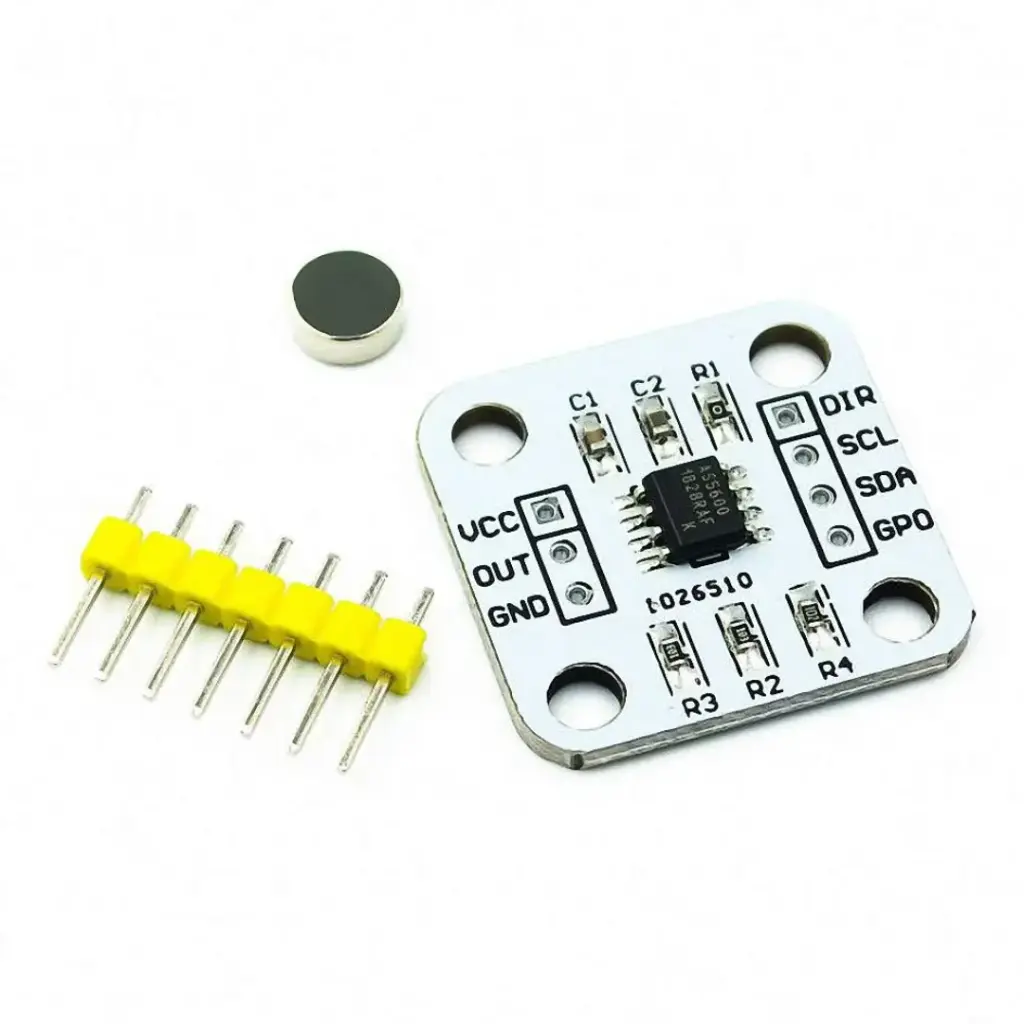 Módulo AS5600 Sensor  Angulo magnético 12bit resolución Encoder-(Producto Próximo a Descontinuarse)