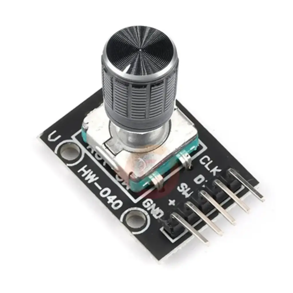 [MOD002] Módulo Encoder Rotatorio KY-040 De 360 Grados Con Botón Y Tapa De Perilla