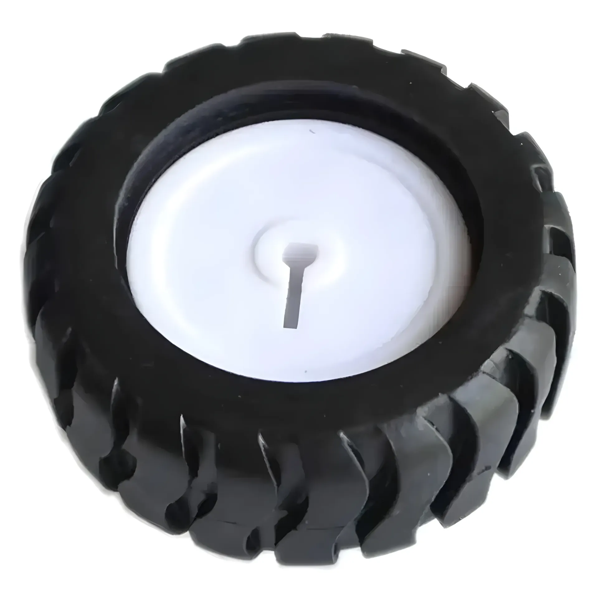 [WHEEL002] Llanta / Rueda De Goma Pololu 42x19mm Eje Tipo D Para Motor N20