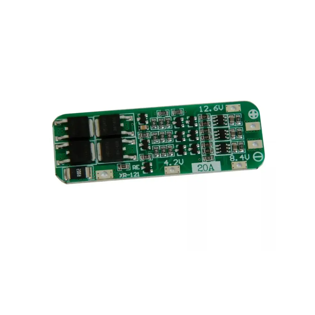 [BMS2S-002] Placa de Protección BMS 3S 20A para Batería 18650 litio/lipo 12.6V