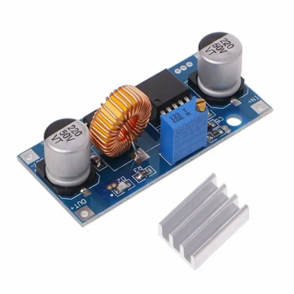 Módulo Reductor Buck De Voltaje XL4015 Con Disipador Step-Down