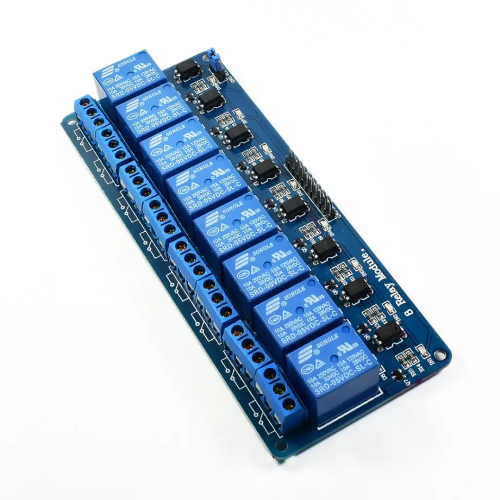 [MRELAY008] Módulo De 8 Relevador Canal 1 Bobina De 5VDC Optocoplado