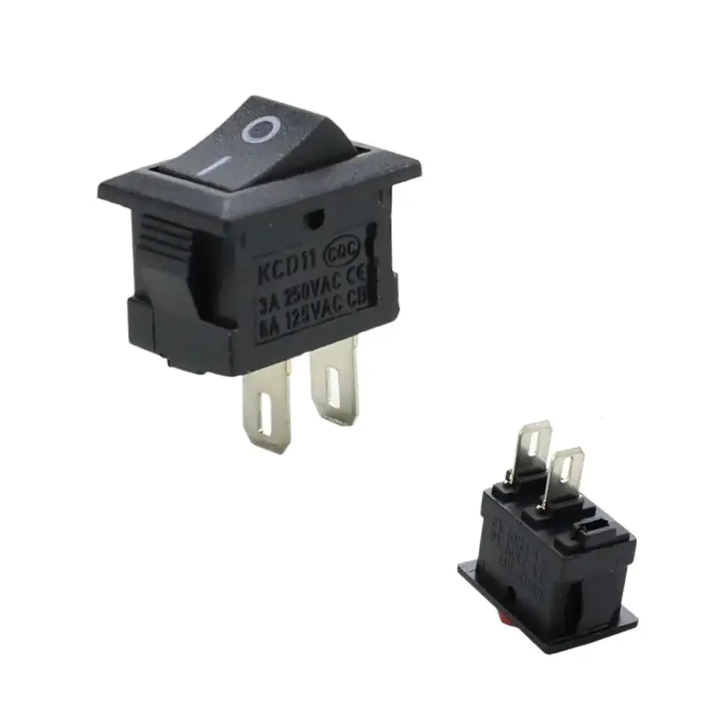 Interruptor Balancín KCD11 SPST ON/OFF 10x15mm 250VAC 3A 2 PINES