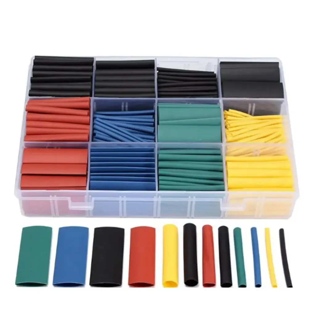 [RETRACTIL530-KIT] Kit de Tubo Termoretráctil Thermofit (Varios colores) 530 PIEZAS