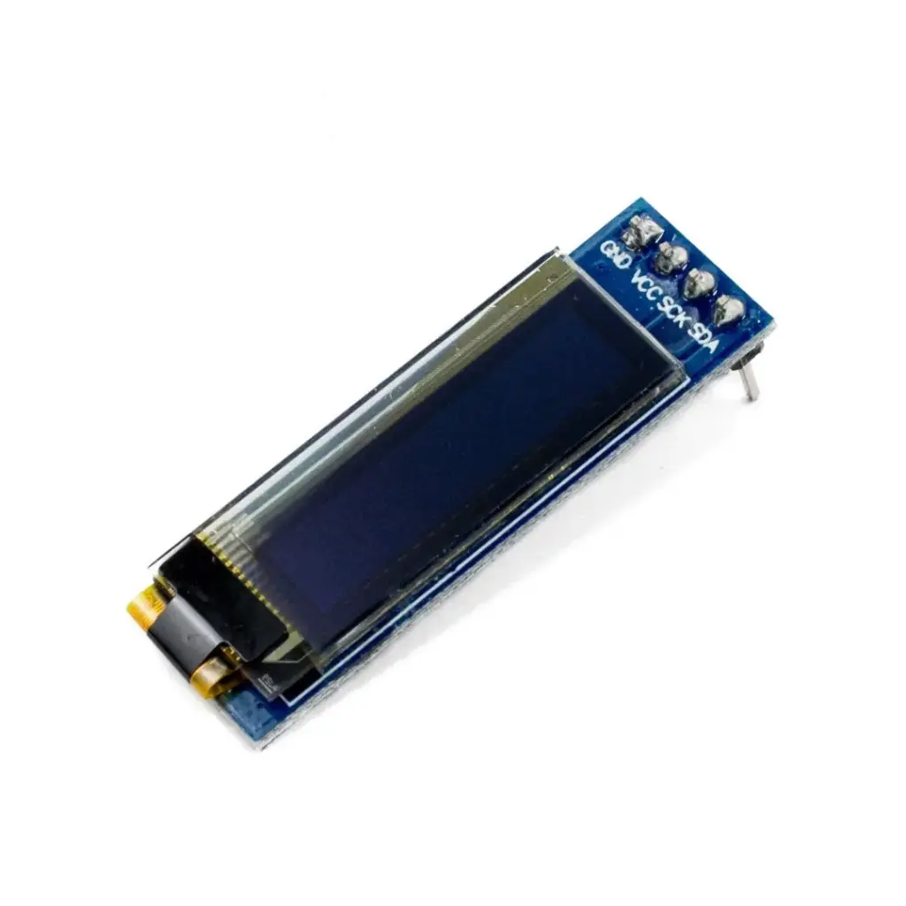 Pantalla OLED 128x64 0.91" I2C Blanco Vertical 