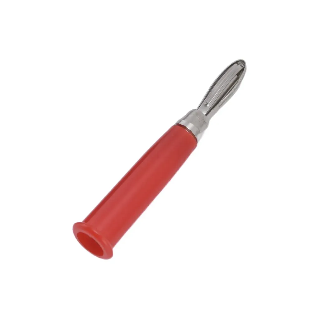[CONT015] Terminal Macho Plug Banana 4mm Rojo