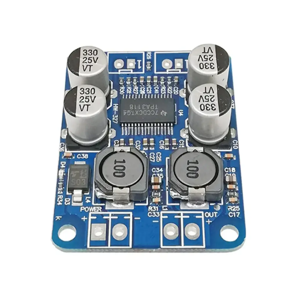 [MOD037] Módulo de Audio TPA3118 PBTL 1x60W DC8-24V 4-8 ohms
