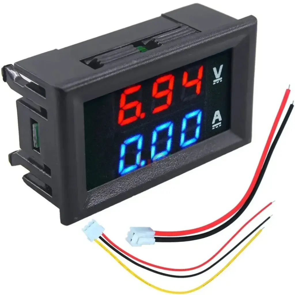 Voltímetro Digital De 3 Dígitos DC 0-100V 10A