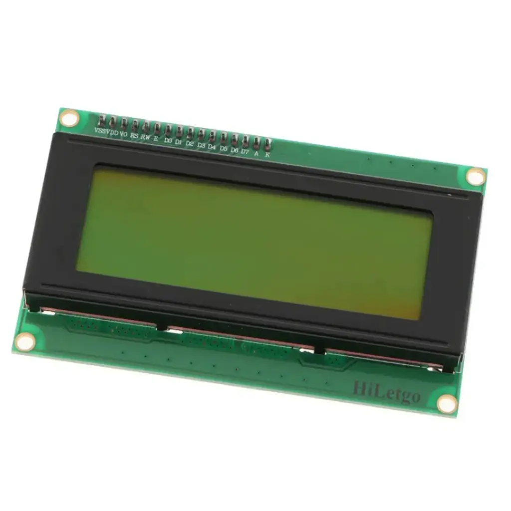Pantalla LCD 20X4 Verde 5V 