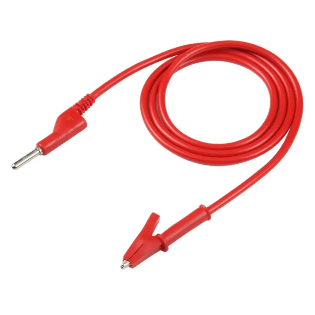 Pinza tipo cocodrilo 4mm 1m 1000V/15A
