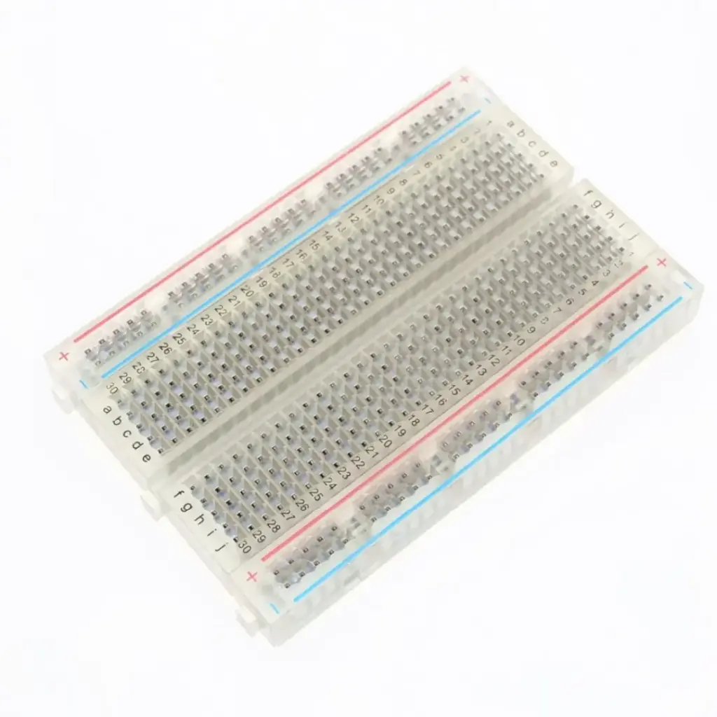 Mini Protoboard PCB 400 Puntos transparente