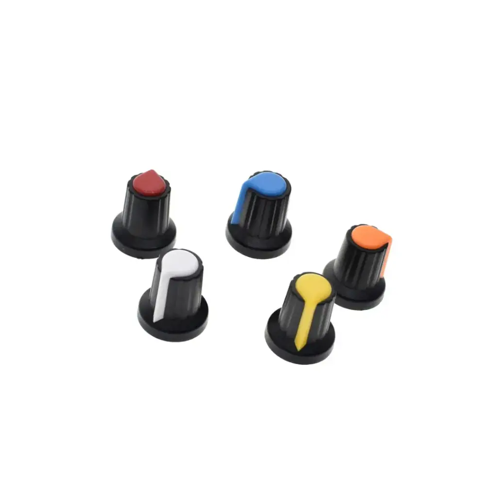 Perilla para potenciómetro de plástico WH148 