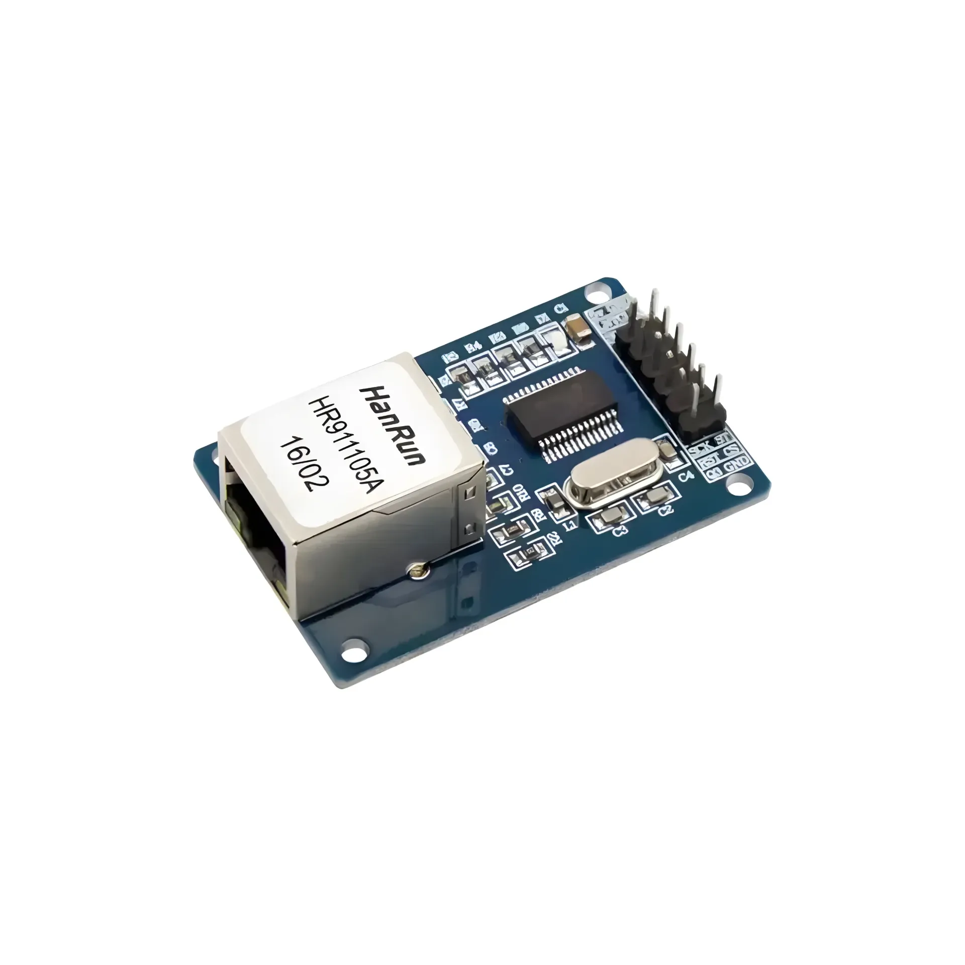 Módulo de Ethernet ENC28J60 estándar HanRun HR911105A