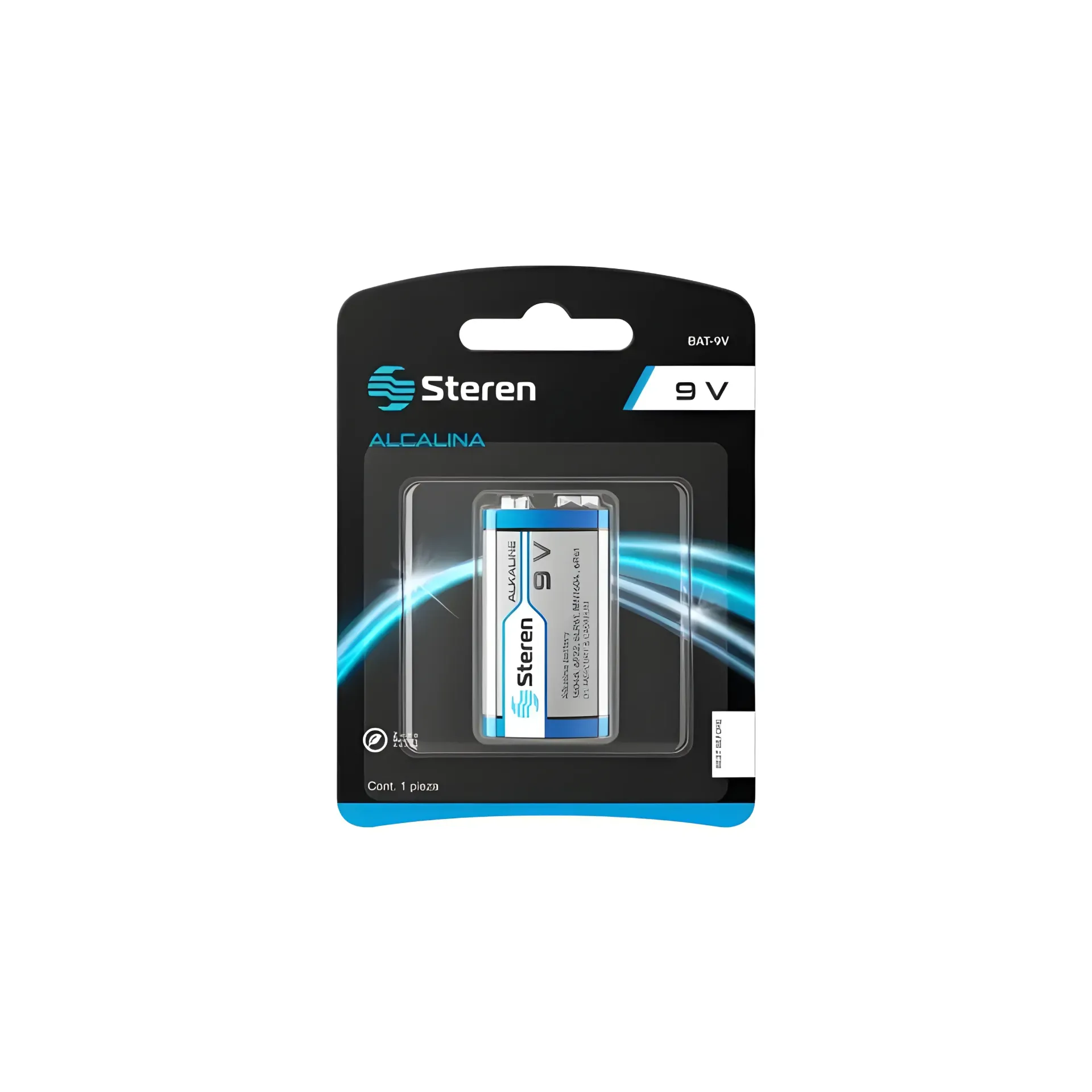 Pila Bateria 9V Alcalina Cuadrada