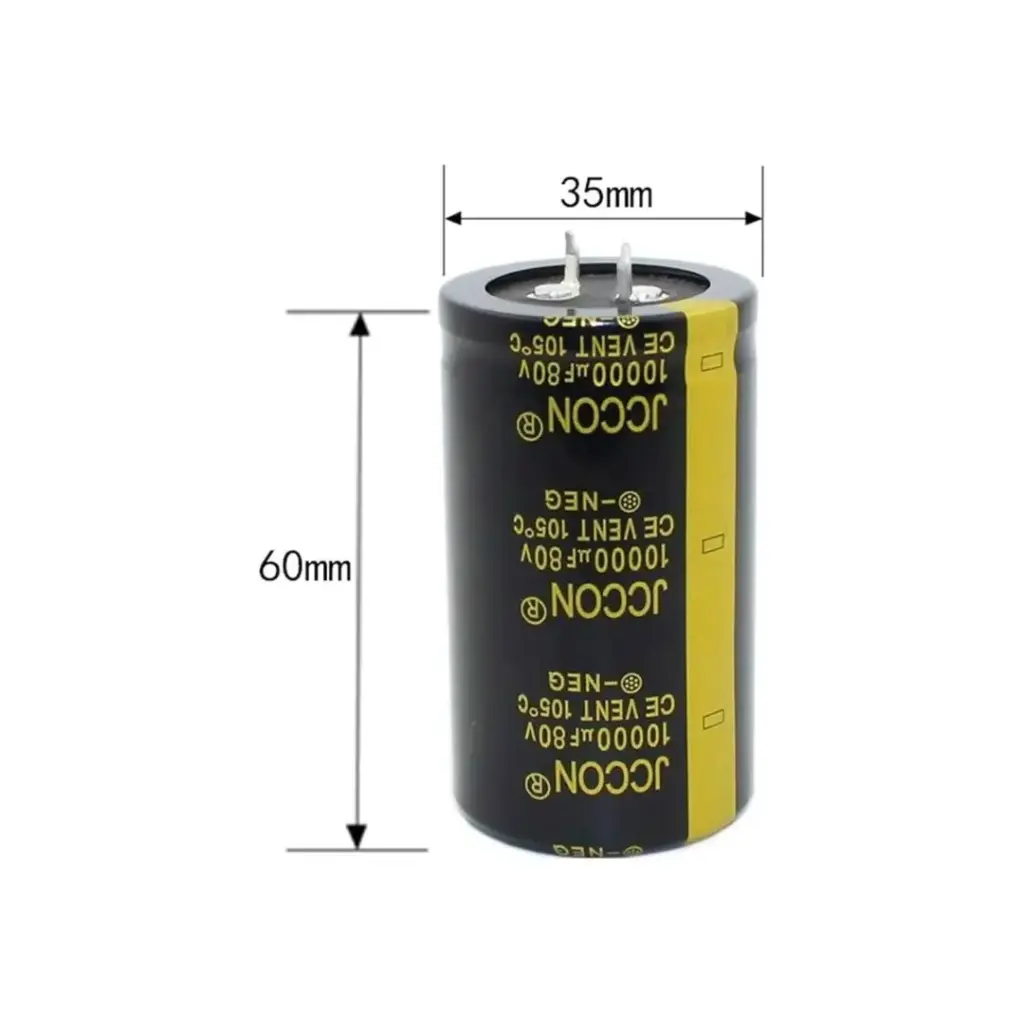 Capacitor Electrolítico 10000uF 80V 35x60mm
