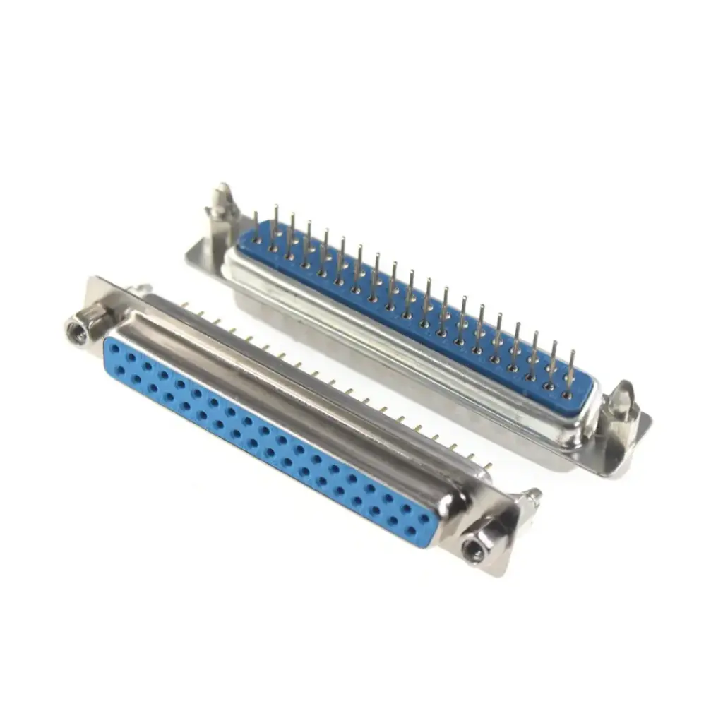 Conector DB 37 Vertical Pines Finos Macho para PCB