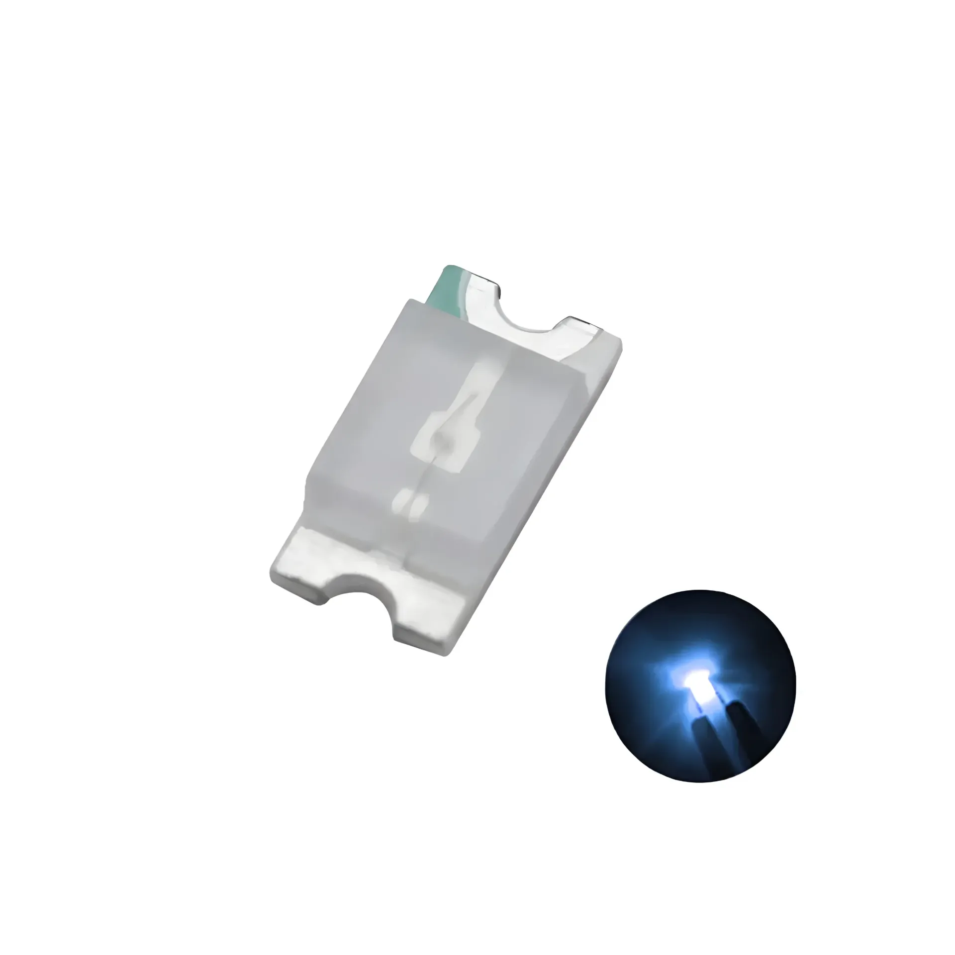 LED SMD Diodo Emisor de Luz Azul 1206
