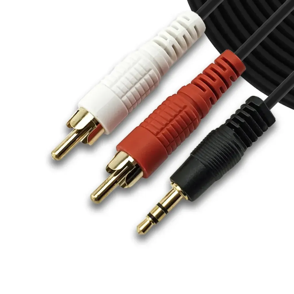 Cable  de Audio 3.5mm A 2RCA para Estéreo