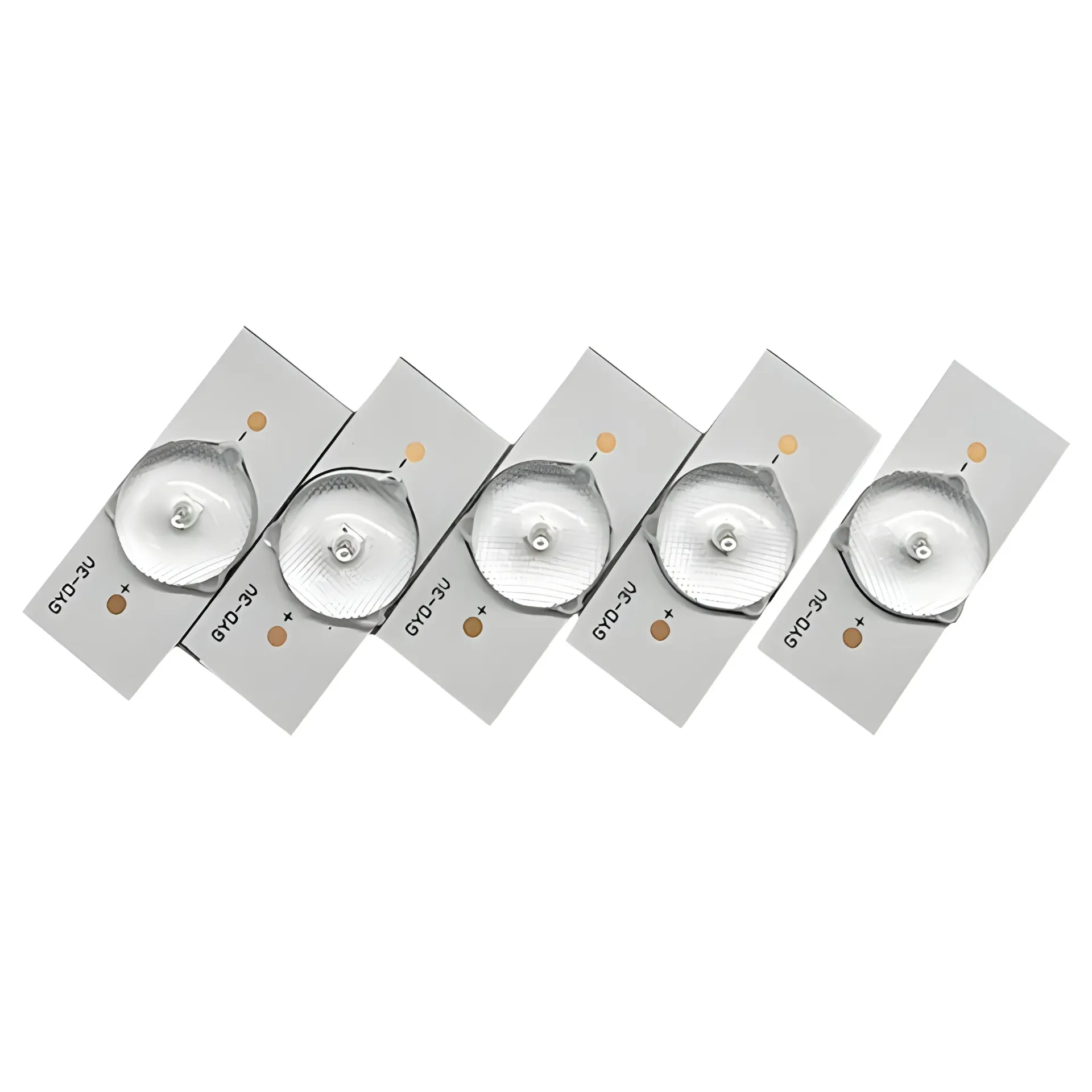 LED SMD Diodo Emisor de Luz 3V Redondo con Filtro de Lente Óptica para TV