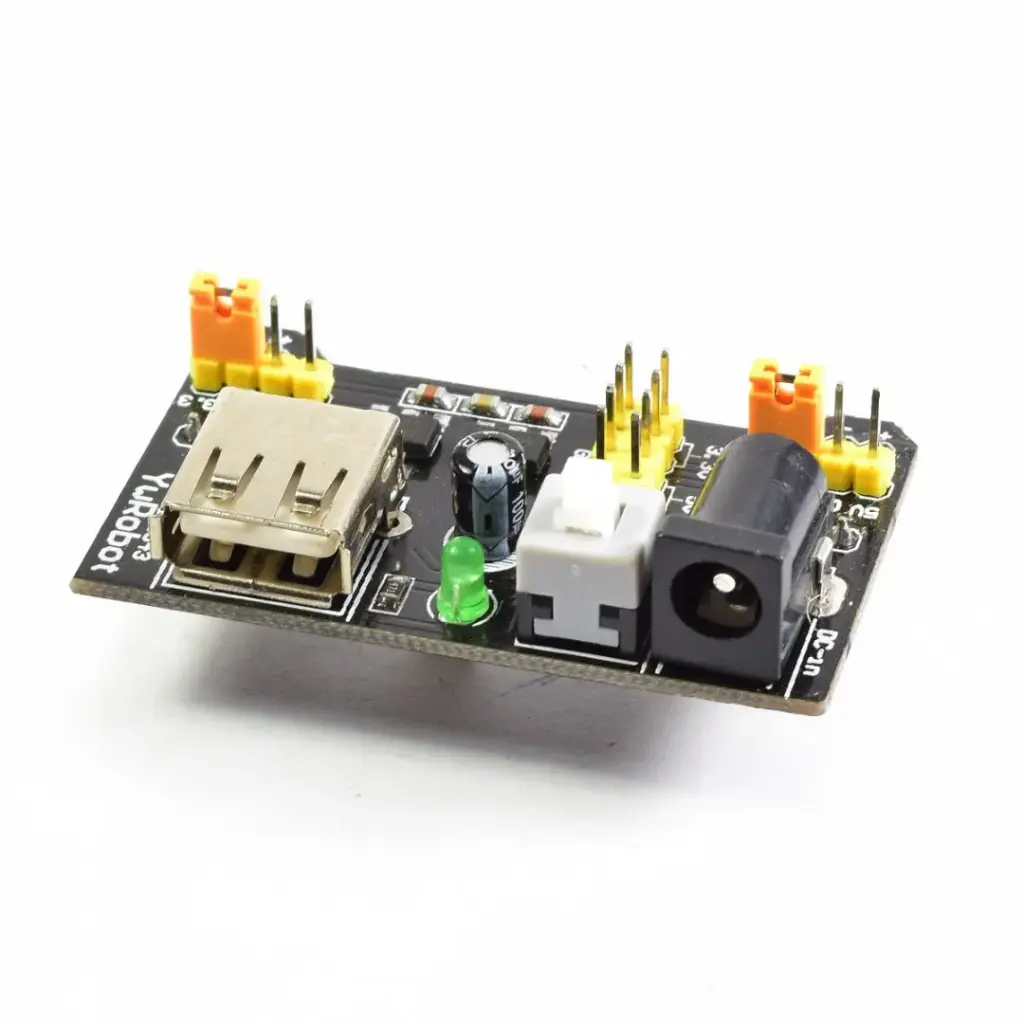 Modulo Fuente de alimentación para protoboard 3.3/5V HW-131 Compatible con protoboard MB102