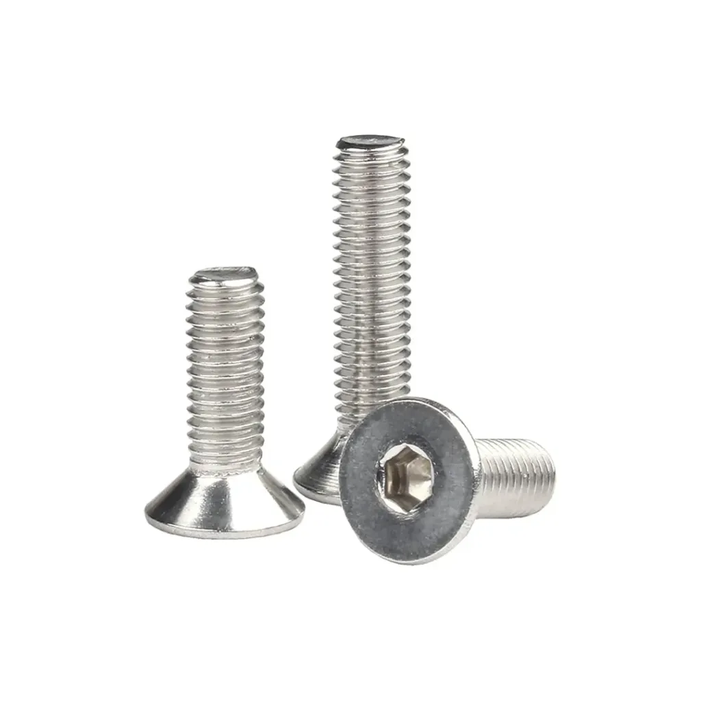 Tornillo Cabeza plana M2 4mm Acero Inoxidable