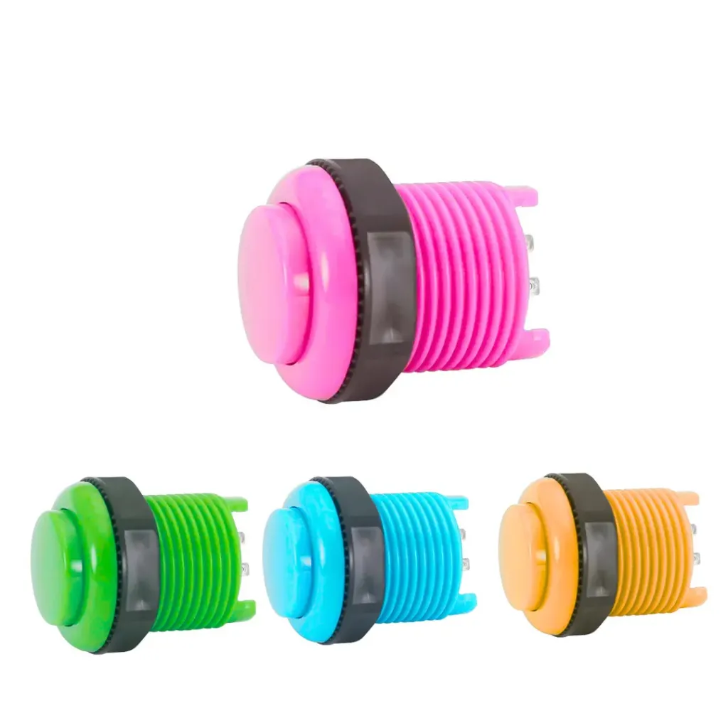 [INT041] Interruptor Push button pulsador de colores Arcade Happ, 28mm para Neo Geo