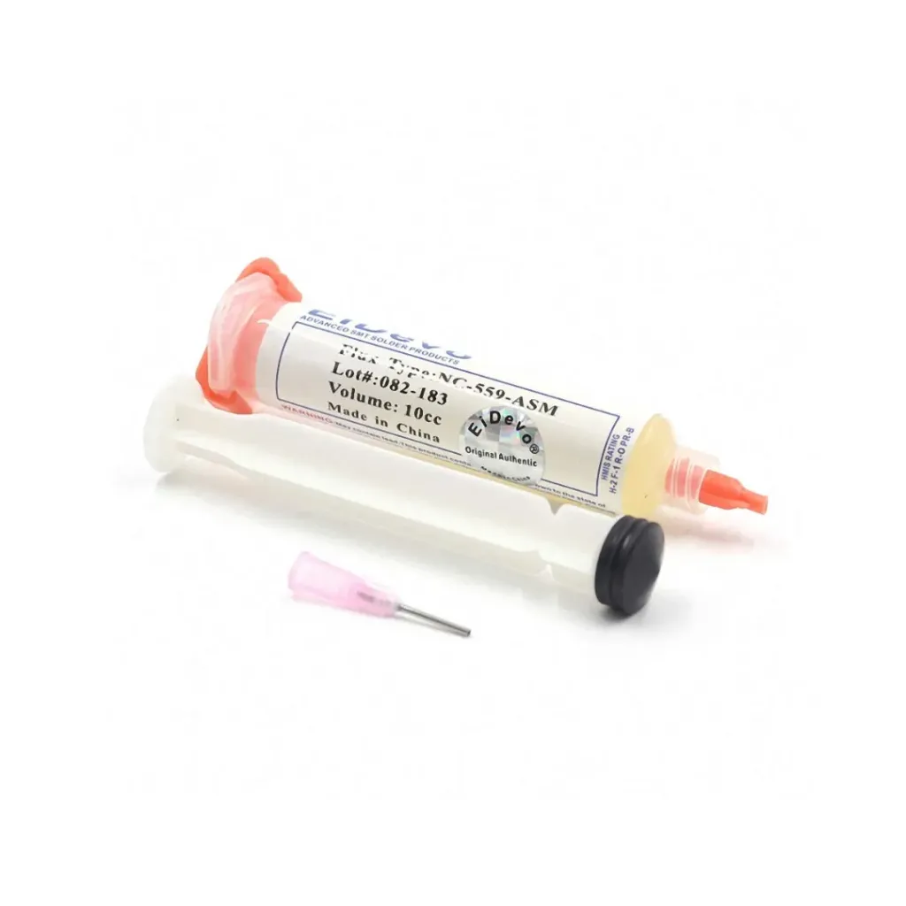 Flux NC-559-ASM marca DSUNYK 10ml con Jeringa