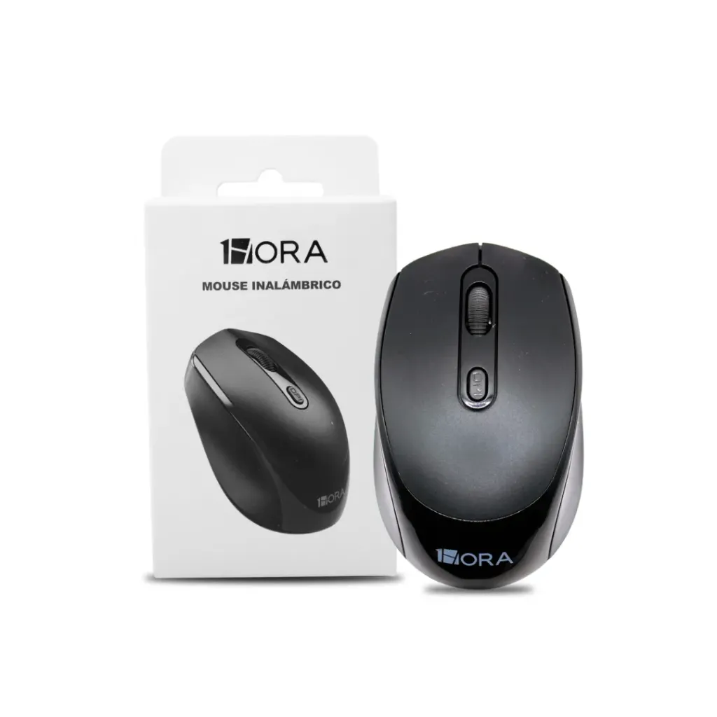[MOUSE-1Hora] 1Hora Mouse Inalámbrico 2.4 GHz con Receptor USB