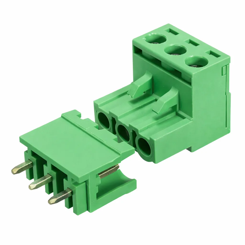 [CONT041] Terminal Block  KF2EDG, Bloque De Terminales 3 Pines,  Pitch De 5.8mm