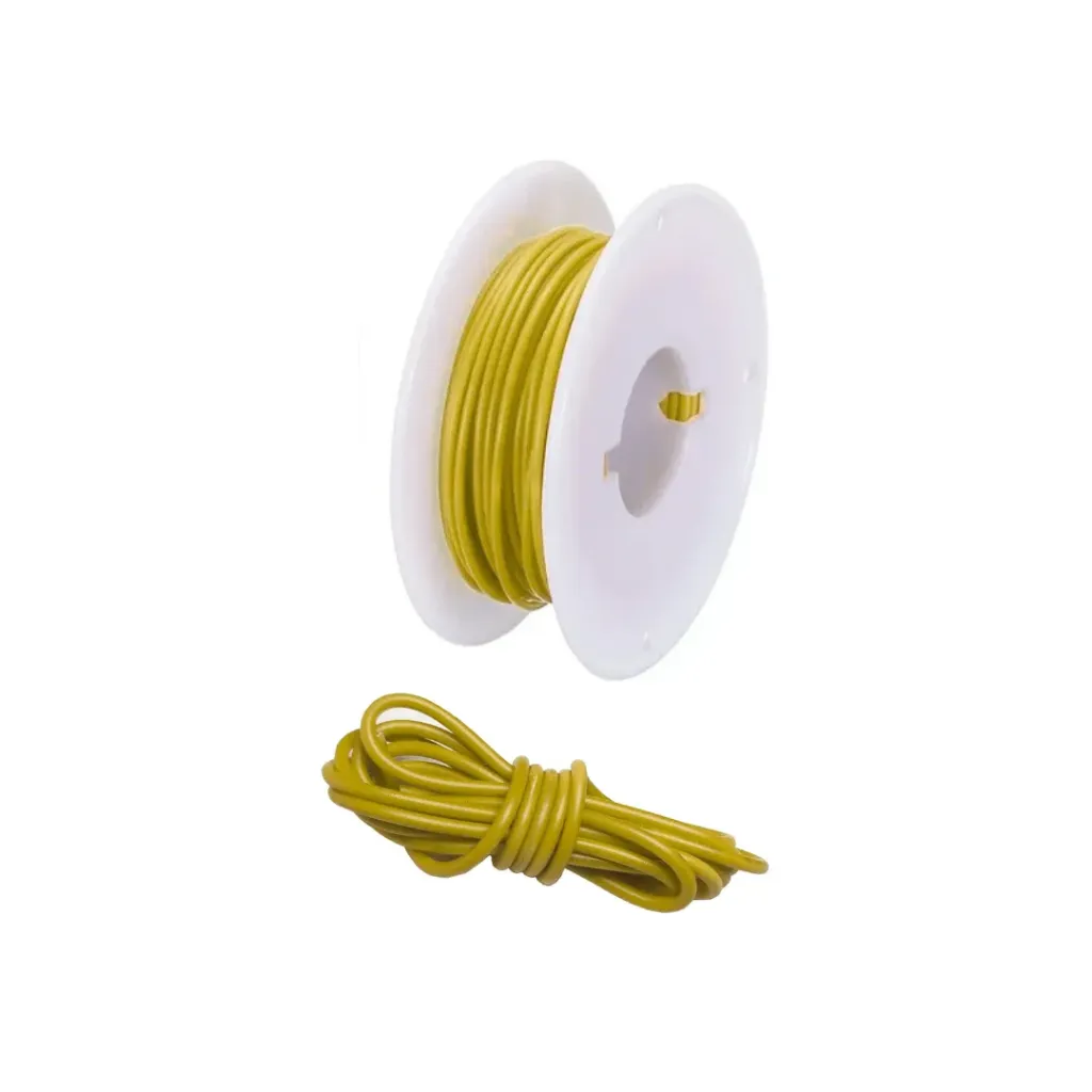 Alambre Estañado Para Conexiones 28AWG Amarillo