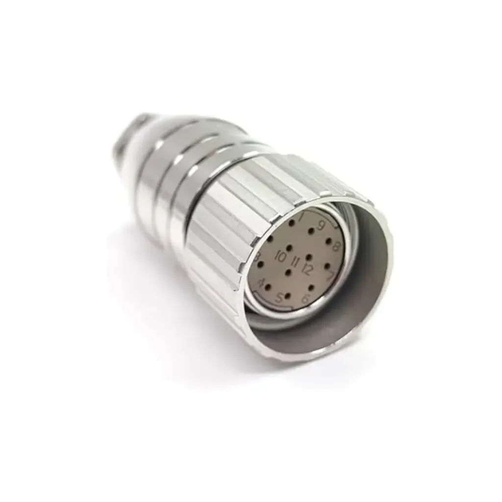 [CONT025] Conector M23 Metal 12 P Tipo E Para servo-motor (Tornillo interior Sentido horario)