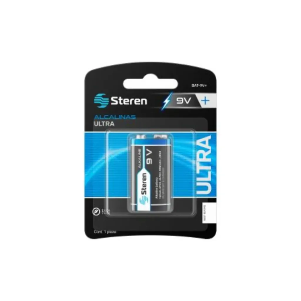 Pila Bateria 9V  Alcalina Cuadrada  Ultra