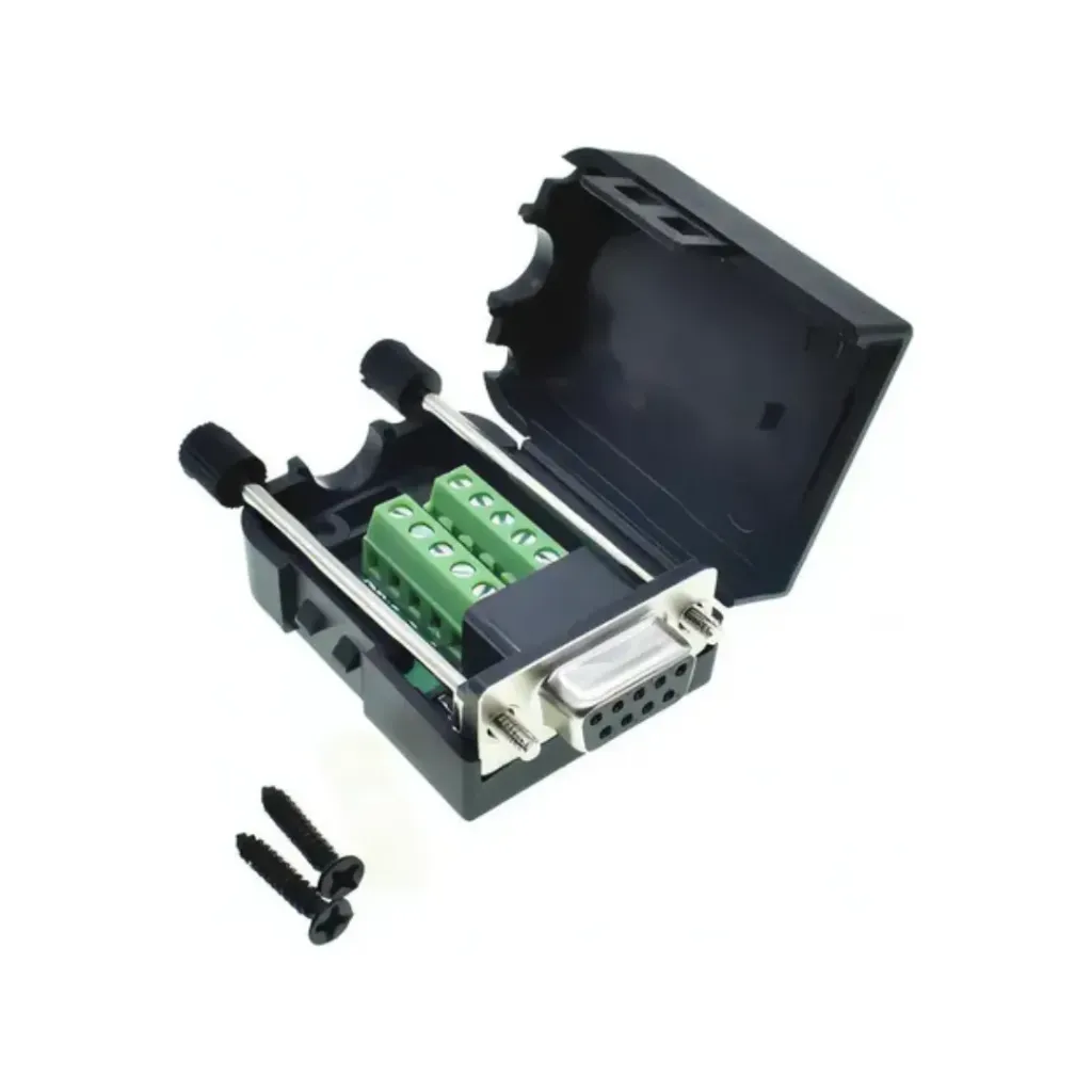 Conector DB 9 pines RS232 D-SUB hembra pines terminales de ruptura RS485