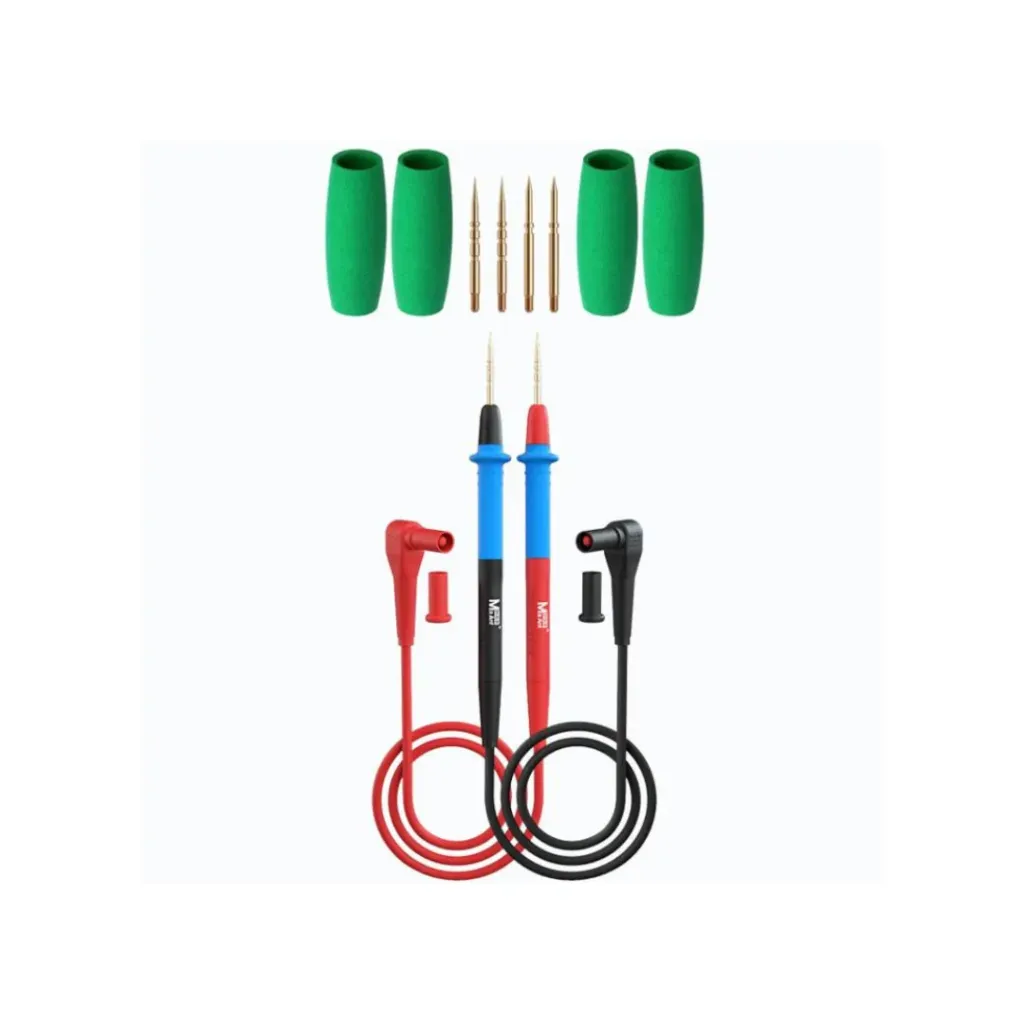 [P4179] Cable P22A Para Multímetro de Sonda Puntas Fina Doradas 1000v 20A