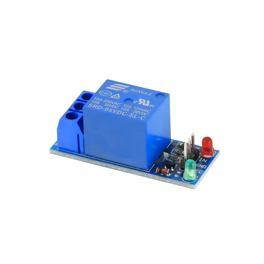 [MRELAY010] Módulo con Relevador de Bobina SRD-12VDC-SL-C 1 Canal 12V 250VAC/10A