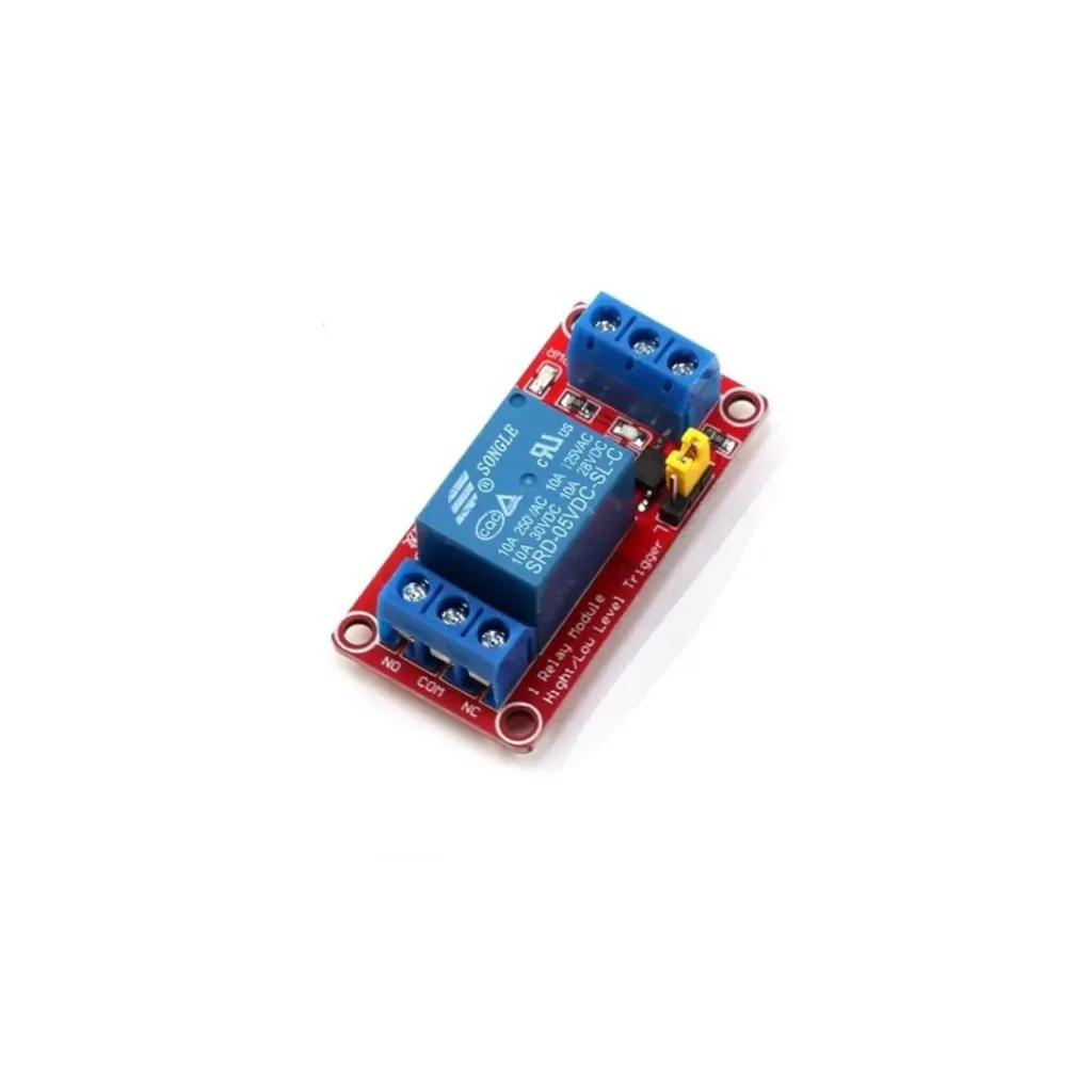 Módulo con Relevador de Bobina SRD-05VDC-SL-C  5V 250VAC/10A