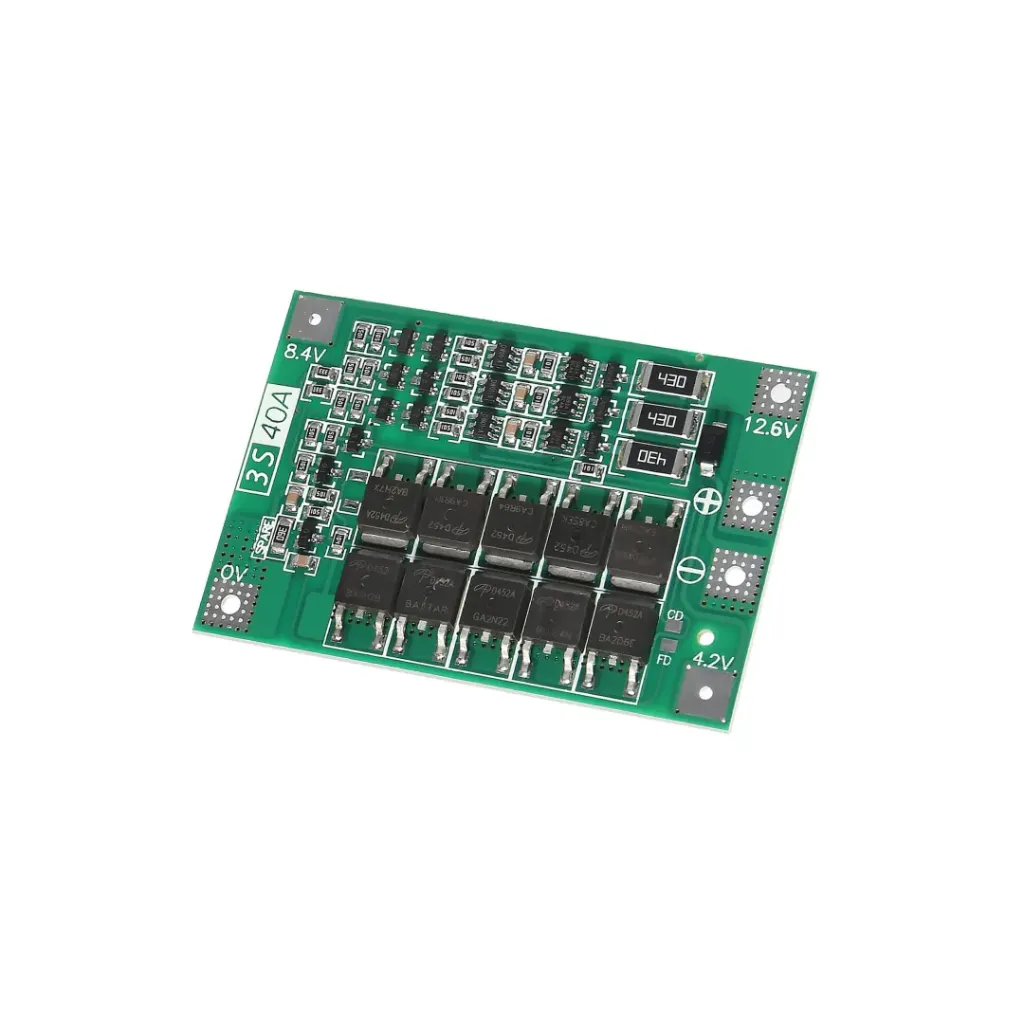 Placa de protección BMS 3S 40A para Batería 18650 litio/lipo 12.6V
