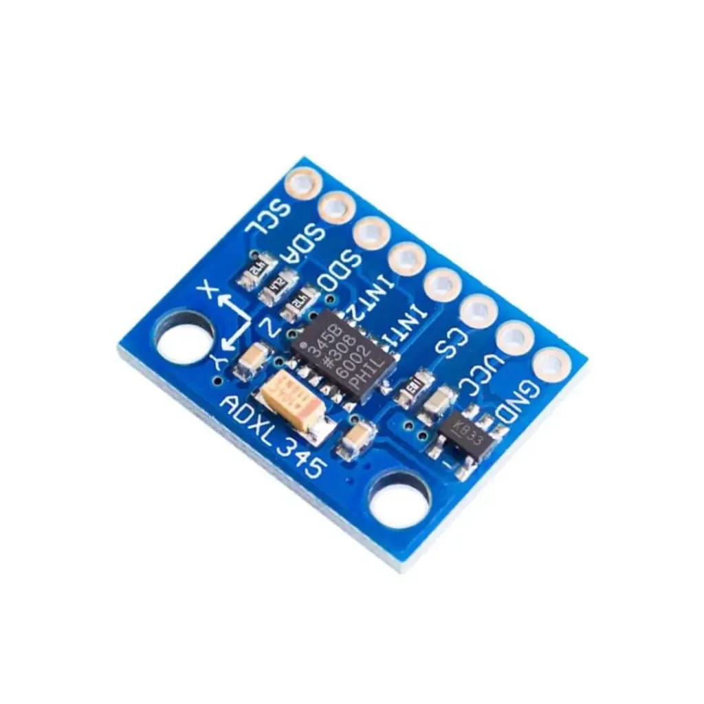 acelerómetro ADXL345 MEMS digital de 3 ejes (X, Y, Z) de bajo consumo, alta resolución (13 bits)