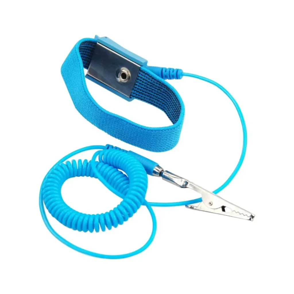 Pulsera Antiestatica con Correa Ajustable y Caimán