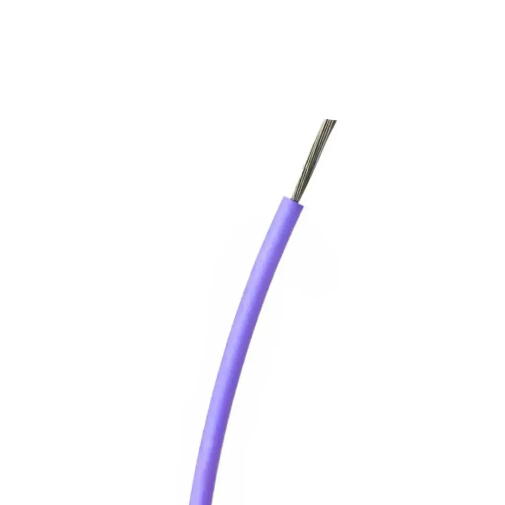 [AL22-MORADO] Alambre Estañado Para Conexiones 24AWG Morado