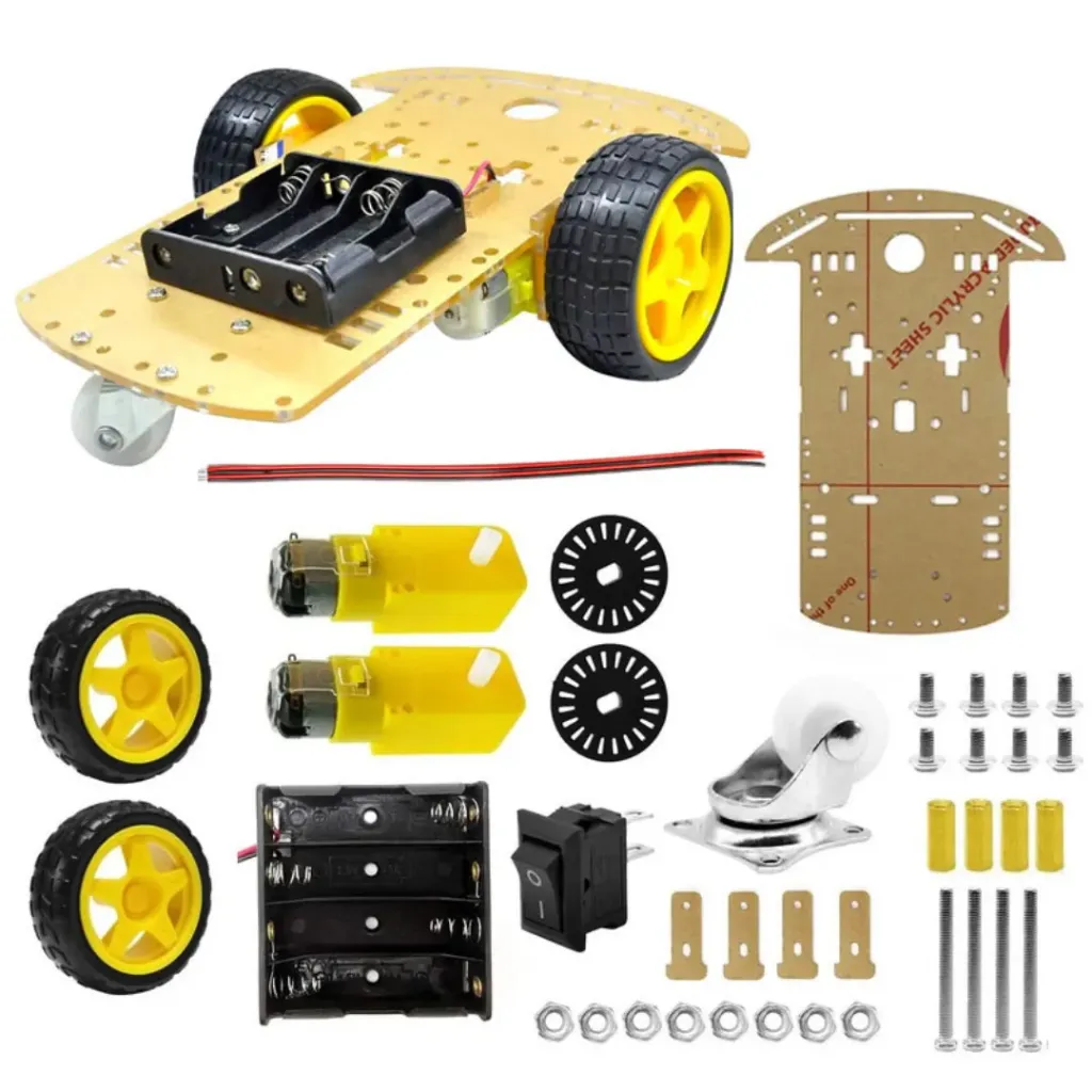 [KCOCHE-002] Kit Coche Robot Seguidor Líneas