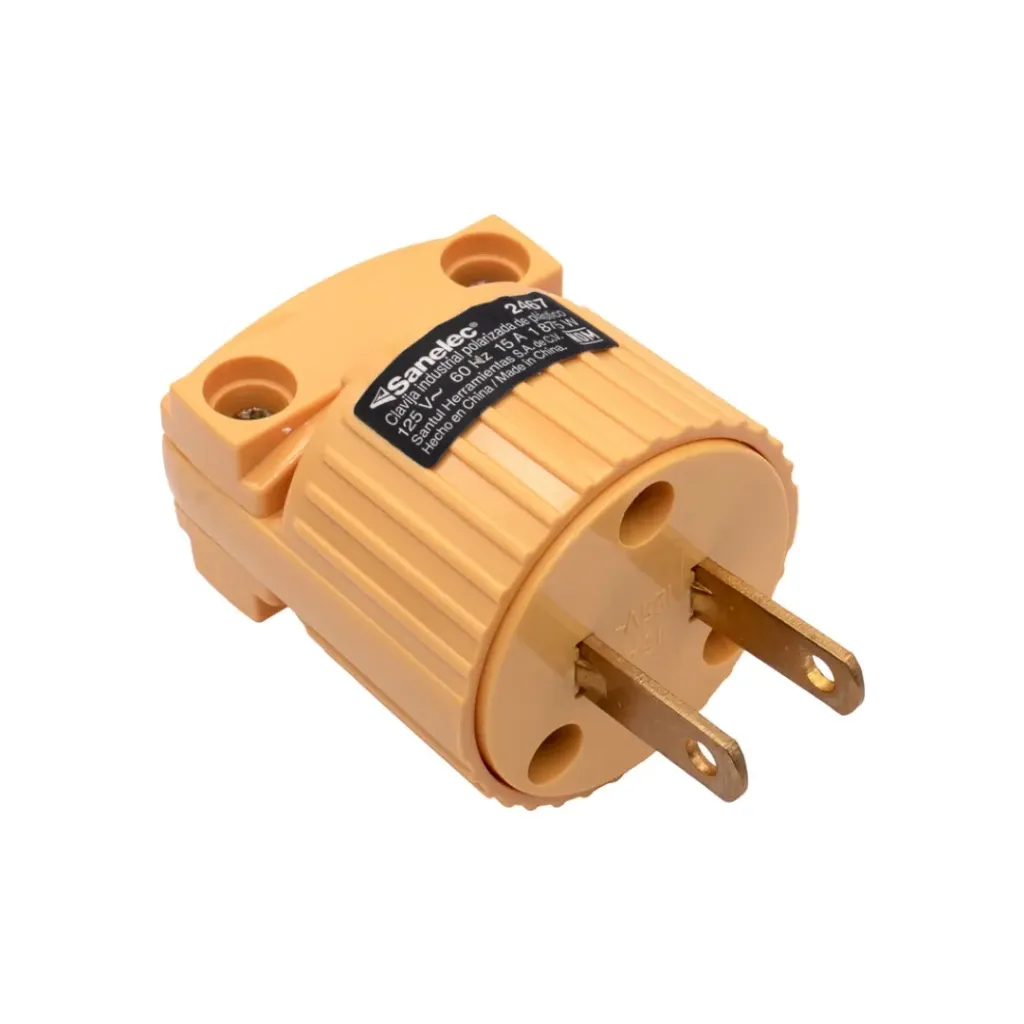 Clavija industrial polarizada sanelec "2467"
