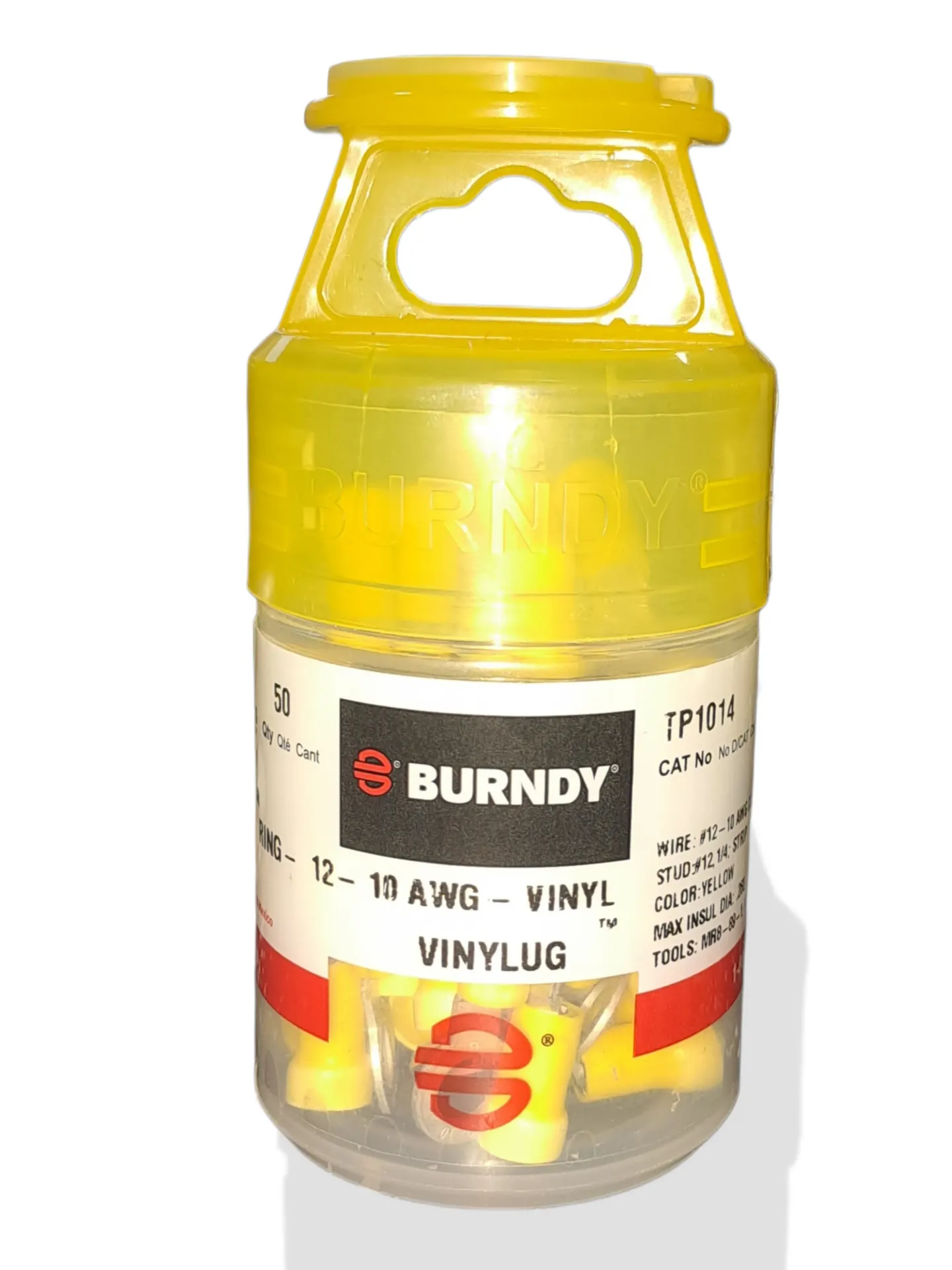 Bote de Terminales 12-10AWG Marca BURNY