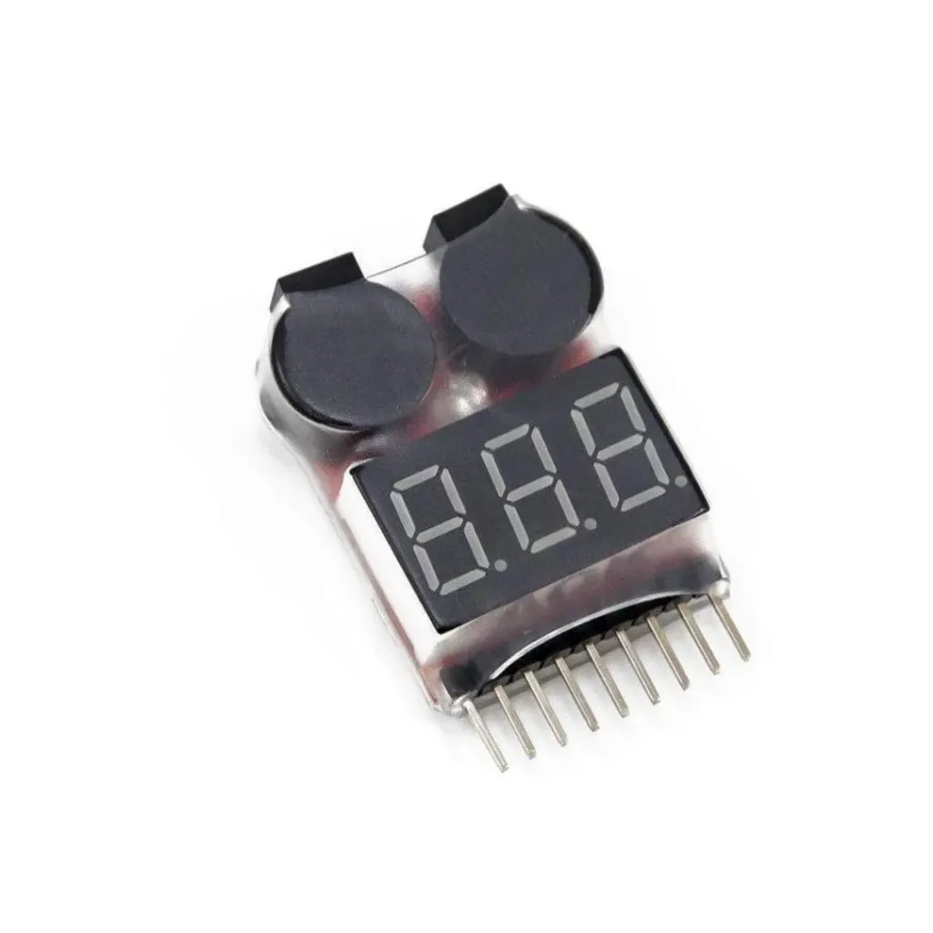 Probador de Voltaje para Baterías Lipo 1-8S