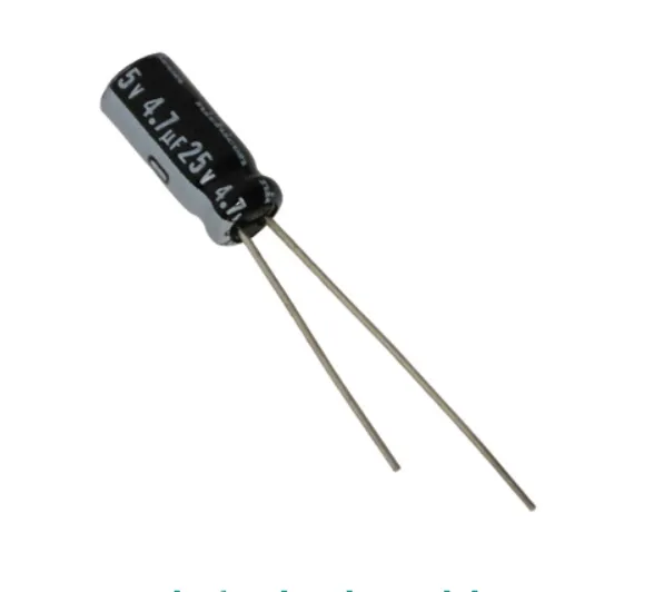 Capacitor Electrolítico 4.7UF 25V
