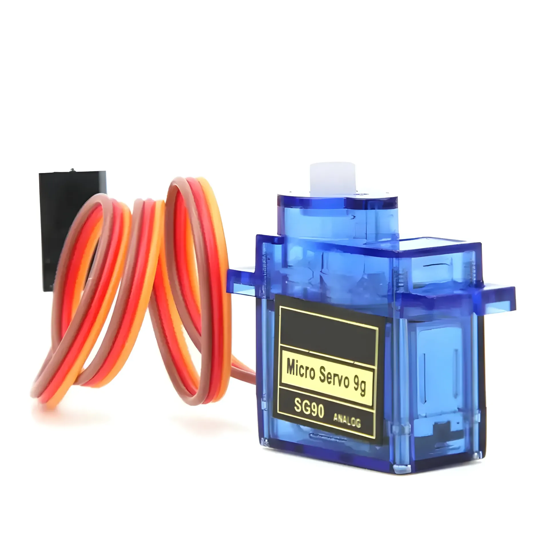 [SRV-SG90-PLAST-360] Servomotor SG90 360° 9g Azul con Accesorios