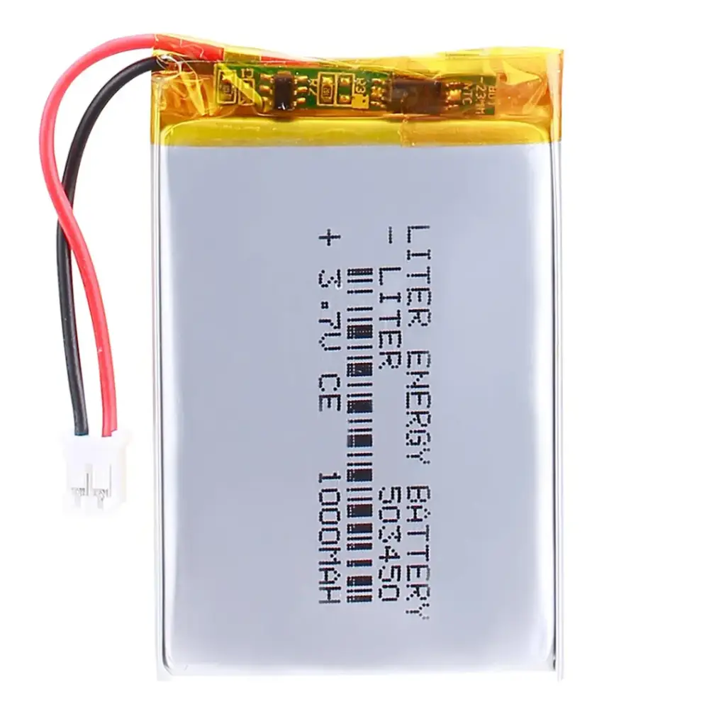 Batería Lipo 1s 3.7V 1200mah 103040