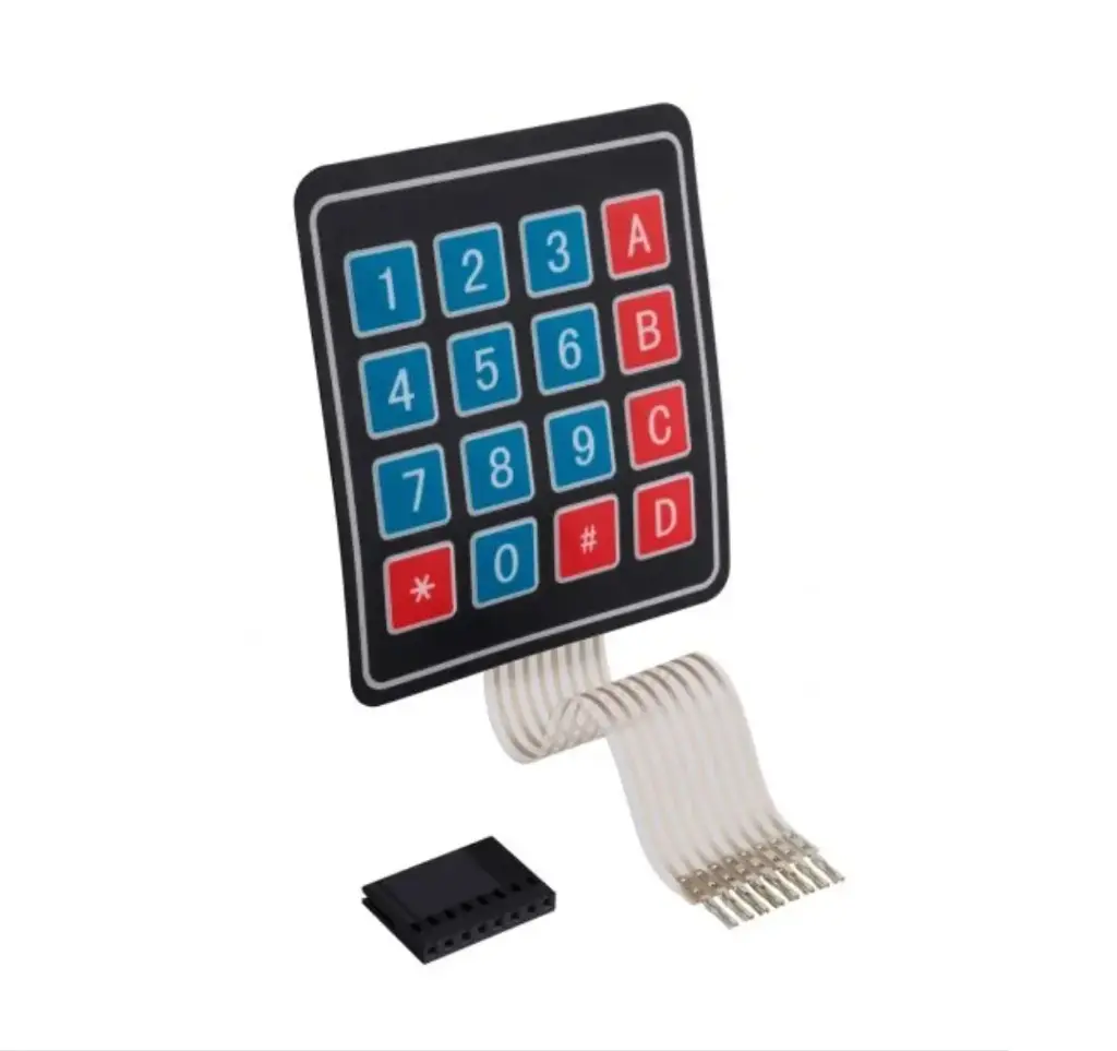 Teclado numérico matricial 4x4